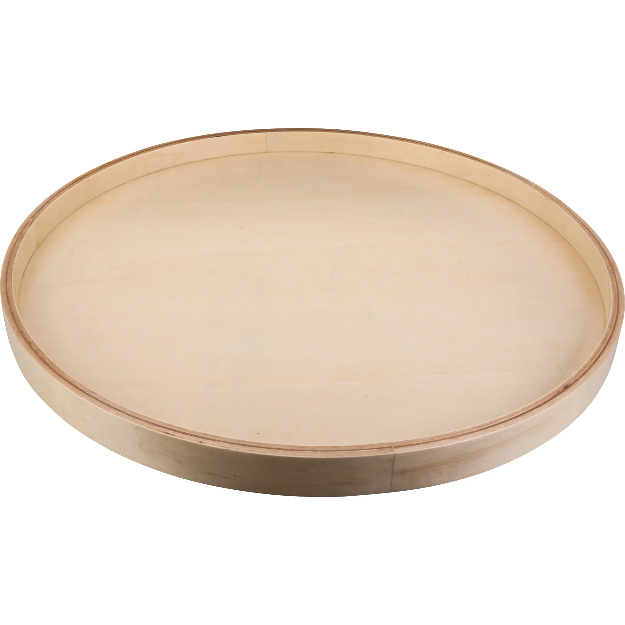 Hardware Resources Round Single Shelf Banded Lazy Susan