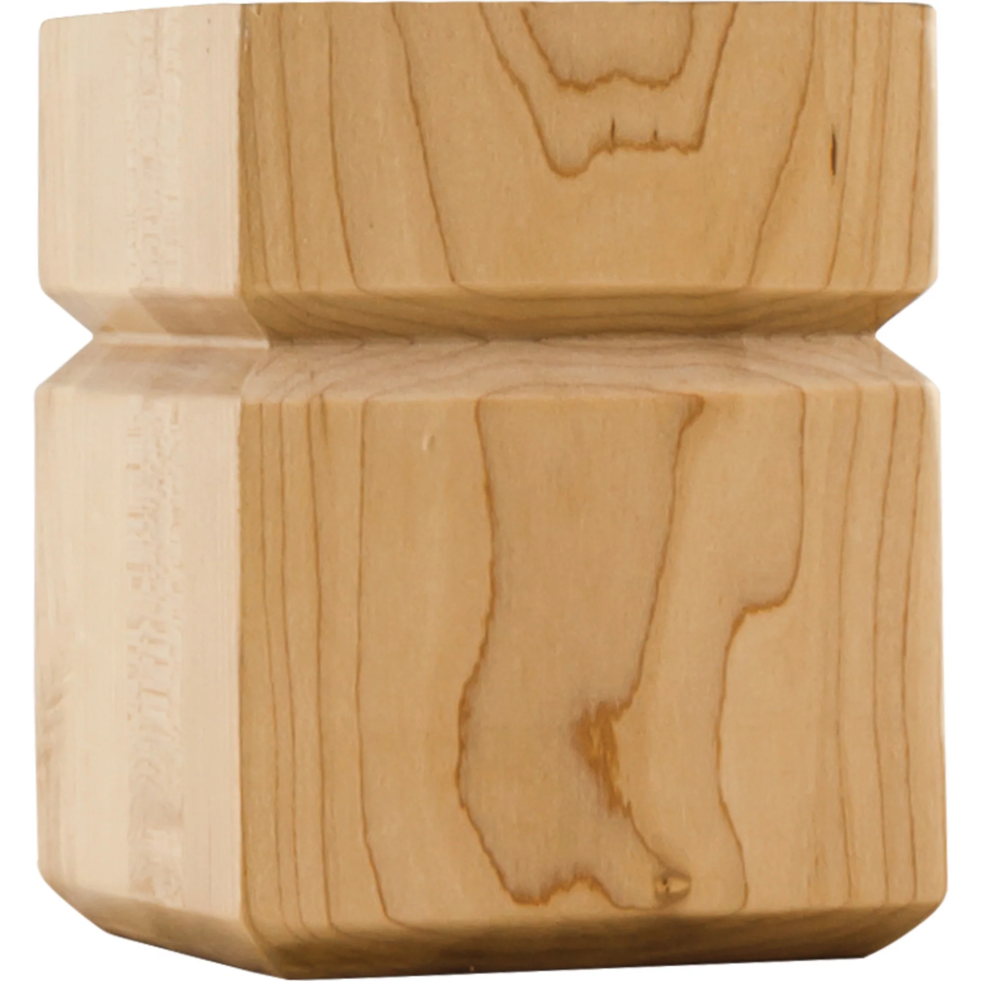 Hardware Resources Square Grooved Shaker Bun Foot