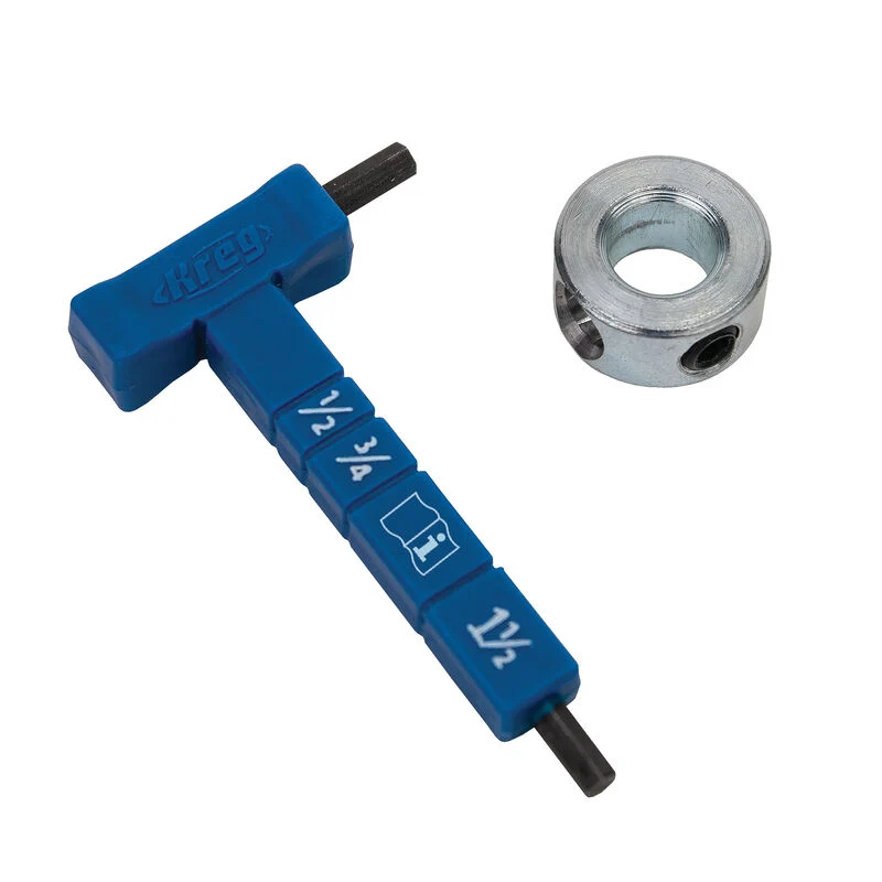 Kreg® Easy-Set Depth Gauge / Depth Collar / Hex Wrench