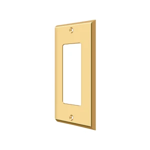 Deltana Switch Plate Rocker PVD Single Style