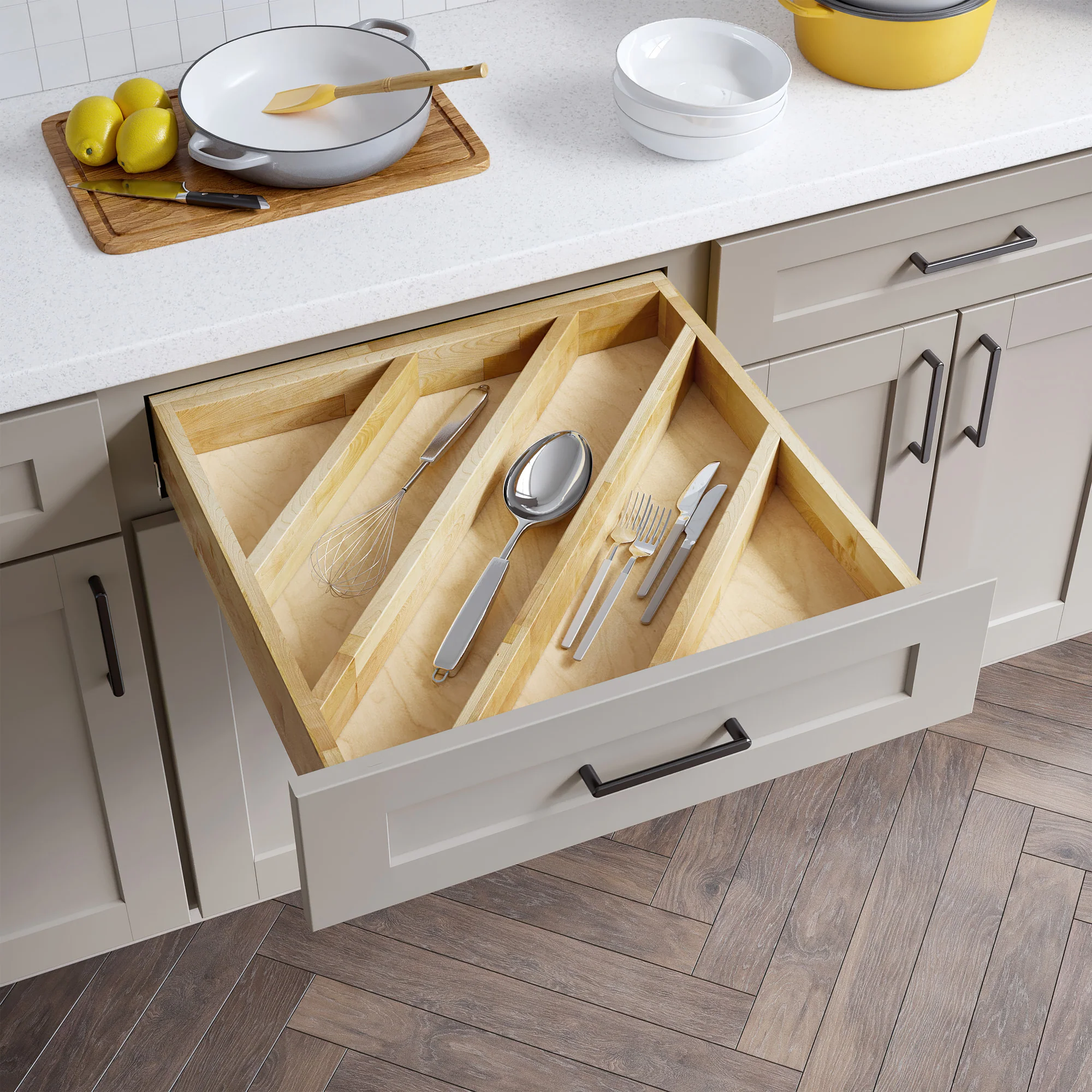 24″ Drop-In Utensil Drawer Insert