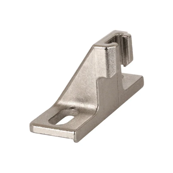 Blum Compact 33 Edge Mounted Mounting Plates Nickel, 1/4"