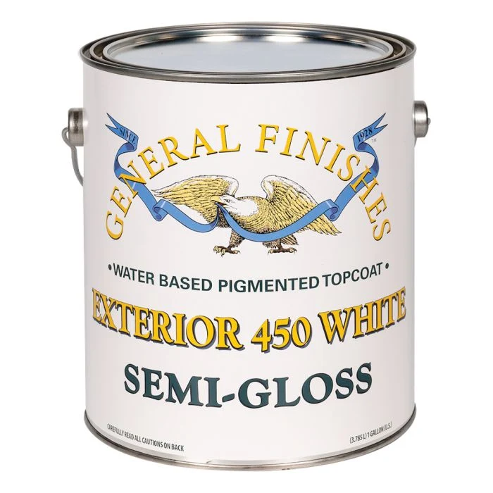 General Finishes Exterior 450 White, Semi-Gloss, Gallon