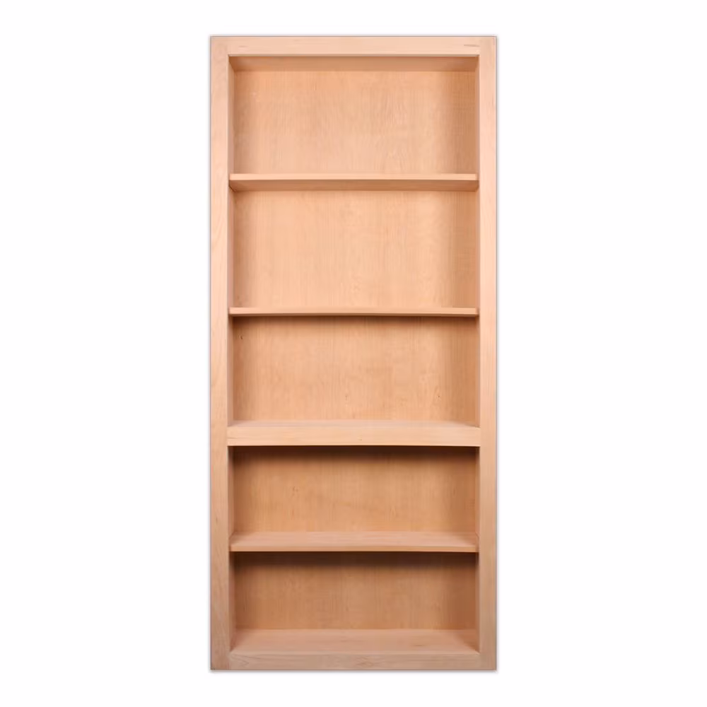 Cherry 36″ Invisidoor Book Case Out-Swing Left Hand Mounting