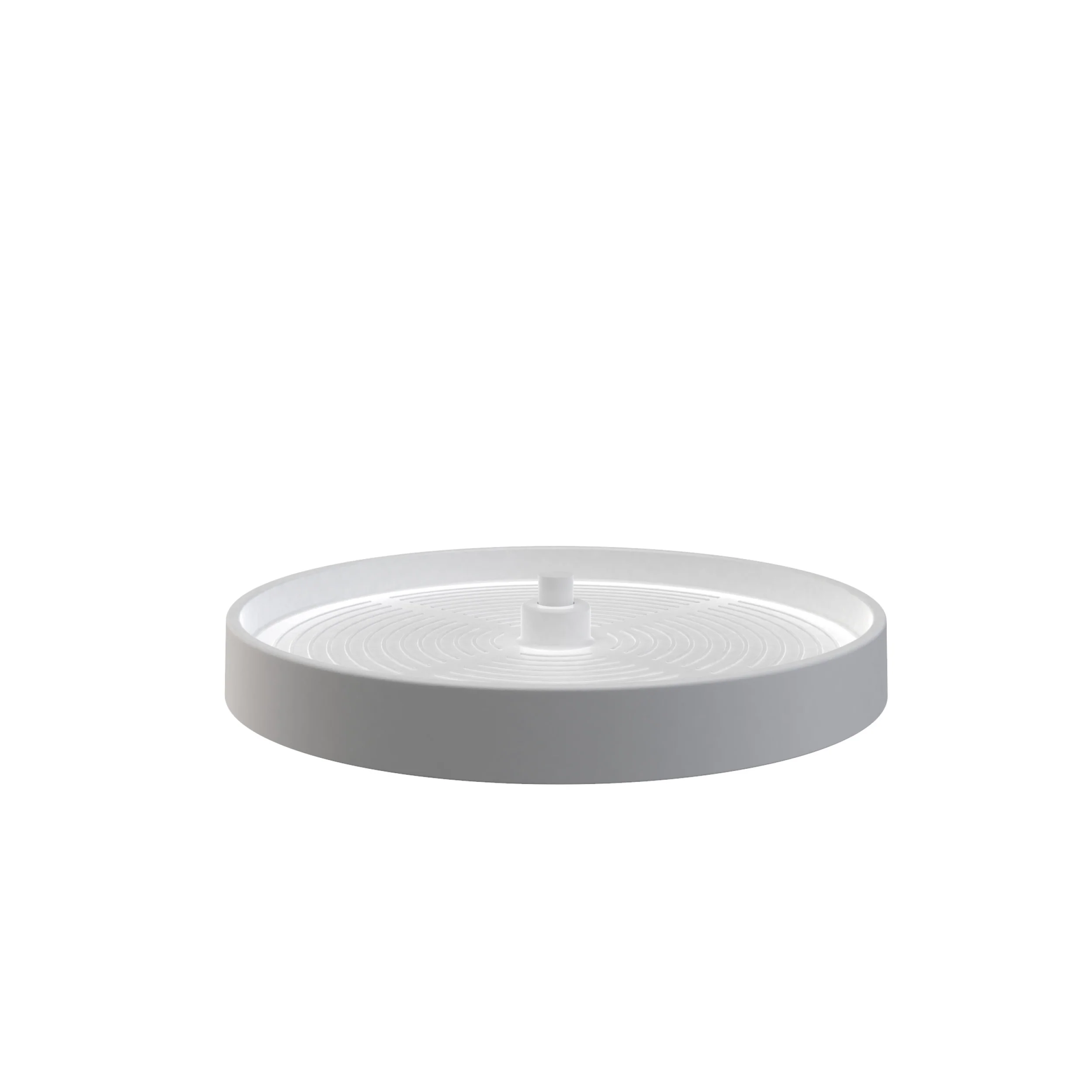 Rev-a-shelf Lazy Daisy Polymer Full Circle Bottom Mount Single Tray Lazy Susan, 18″