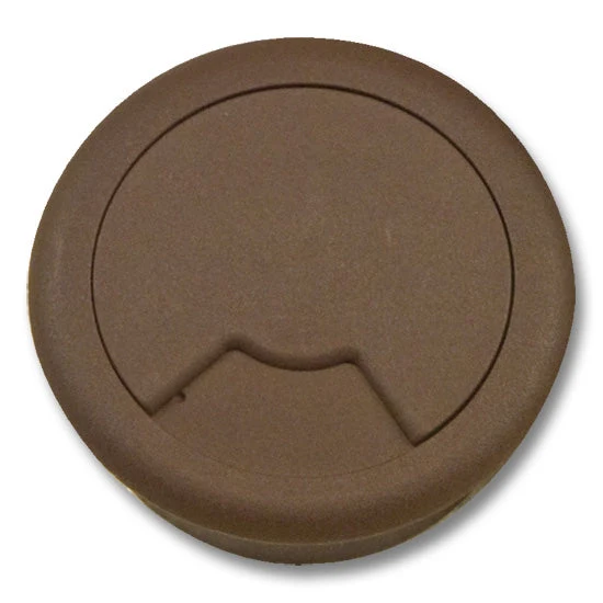 Custom Accents Grommet Cap Bore, Brown, 60 mm, Multiples of 100
