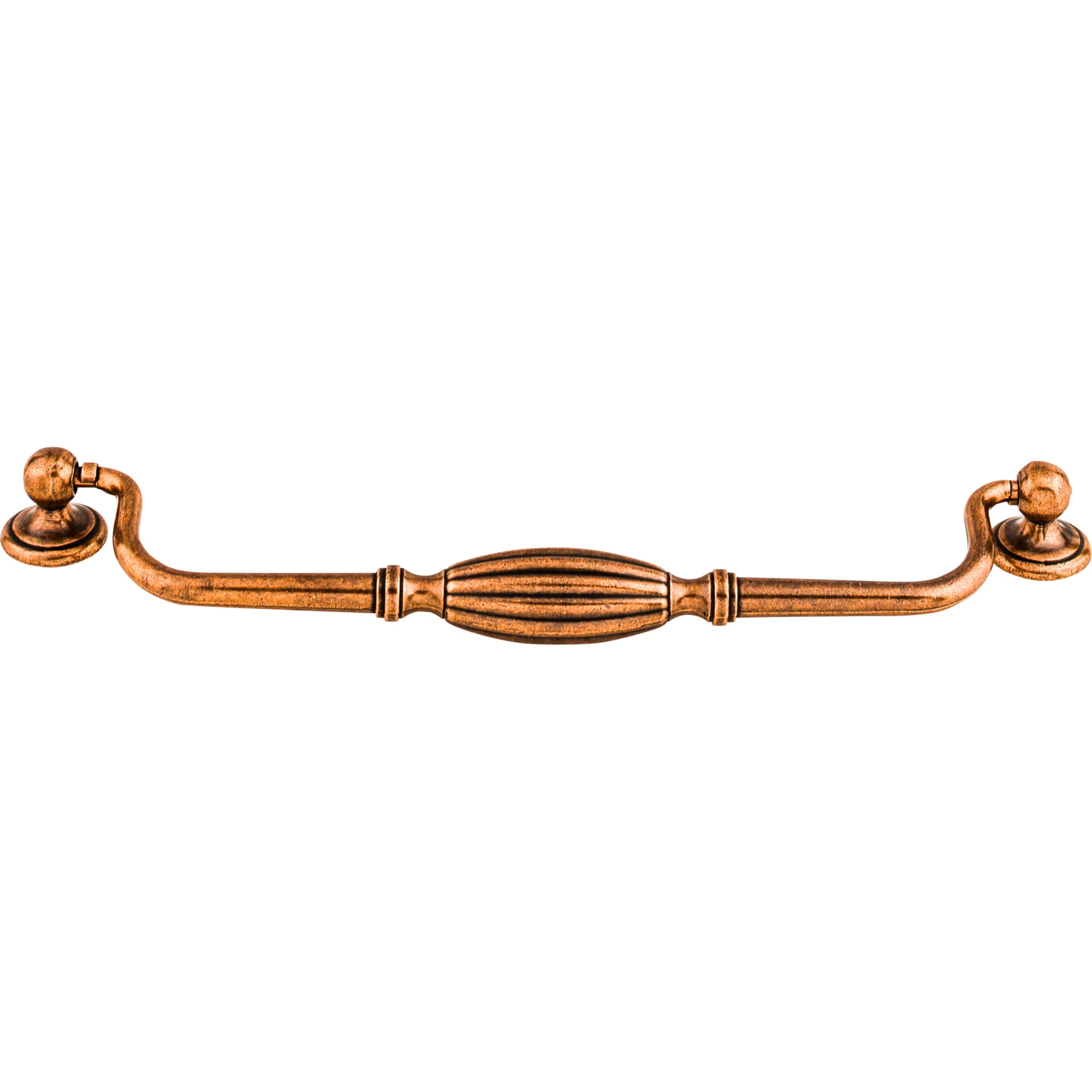Top Knobs Tuscany Drop Handle Old English Copper 8-13/16″ Center to Center