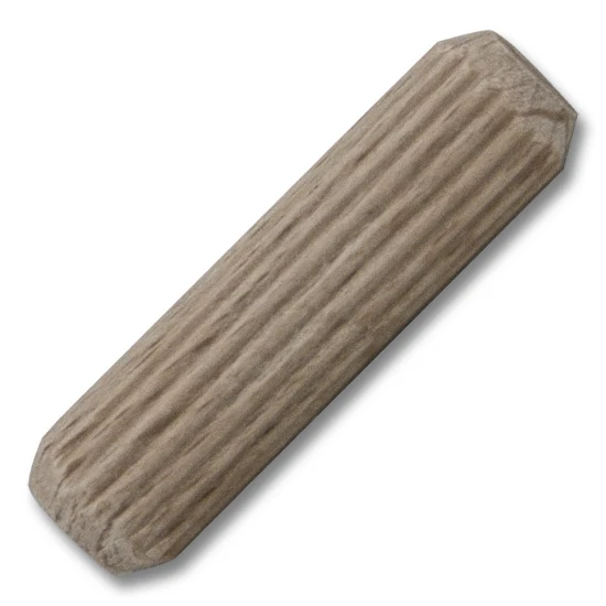 Dowel Pin Fluted 30 mm Length 8 mm Diameter, Multiples of 1000