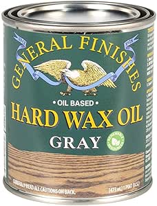 General Finishes Hard Wax Oil, Gray, Pint