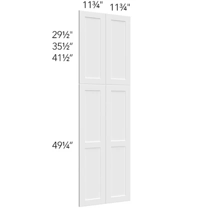 Tall Wainscot Panel for Pantry or Oven Cabinets 84 H X 12 D – Luxe by Fabuwood