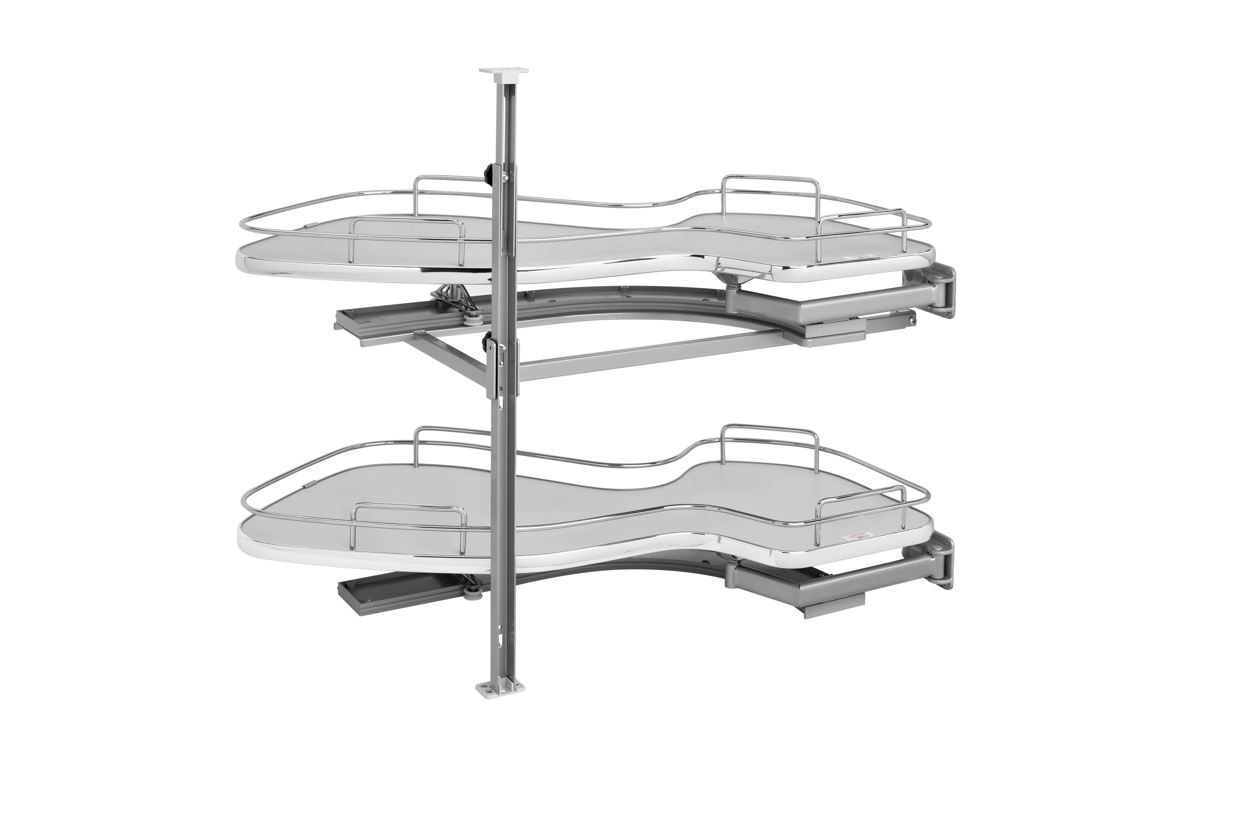 Rev-a-shelf Cloud Blind Corner Organizer 15″ Opening Width Right Opening Direction Grey