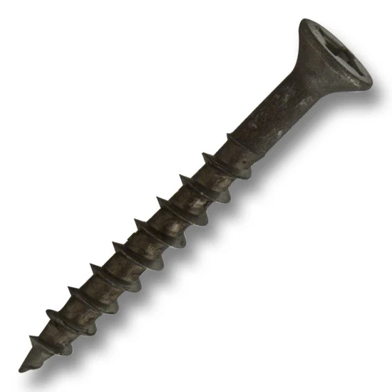 #6 Screw Square/Phillips Combo Flat Head Coarse Thread Plain And Dri-Lube