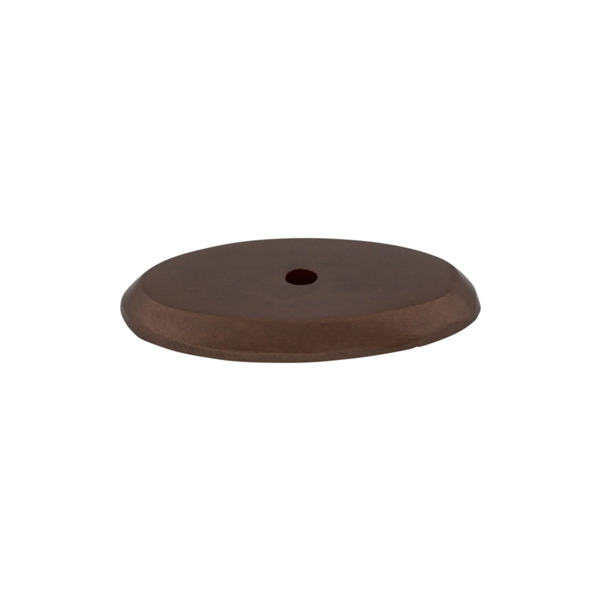 Top Knobs Aspen Oval Backplate Mahogany Bronze 1-3/4″ Length