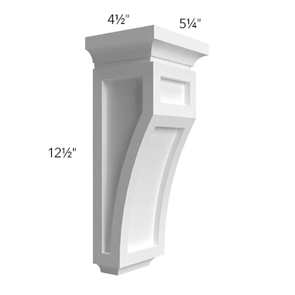 Large Mission Corbel 5-1/4 W X 12-1/2 H X 4-1/2 D – Nexus by Fabuwood