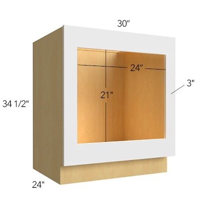 Base Oven 30 W X 34-1/2 H X 24 D – Luxe Oak by Fabuwood