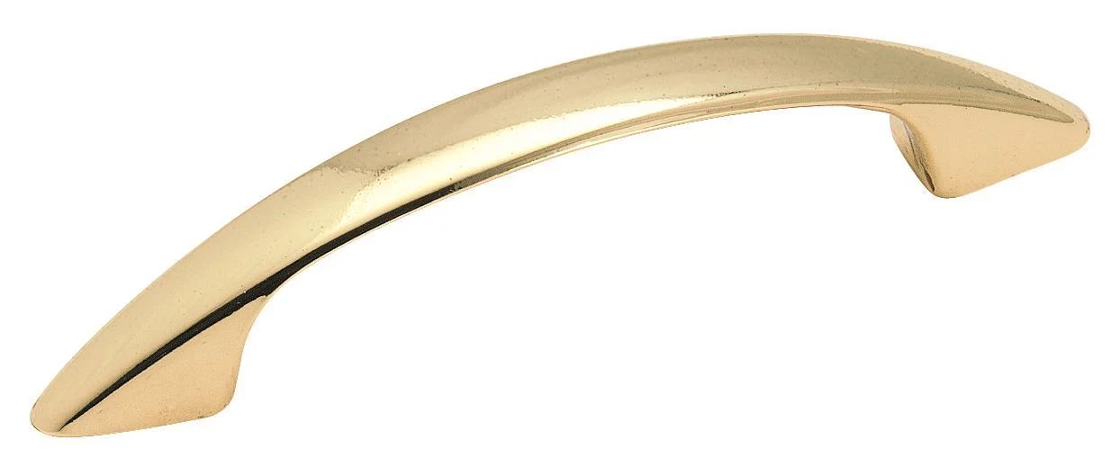 Amerock Arc Pull Polished Brass 3″ Center to Center
