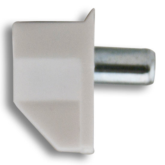 Shelf Support, White, 5 Mm Shank Size 1M/Box