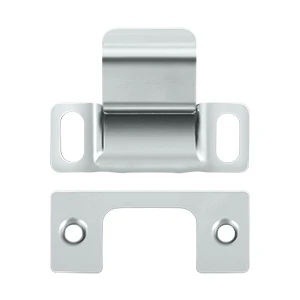 Deltana Strike Plate Dust Cup Adjustable 2-3/4" x 1-1/4"