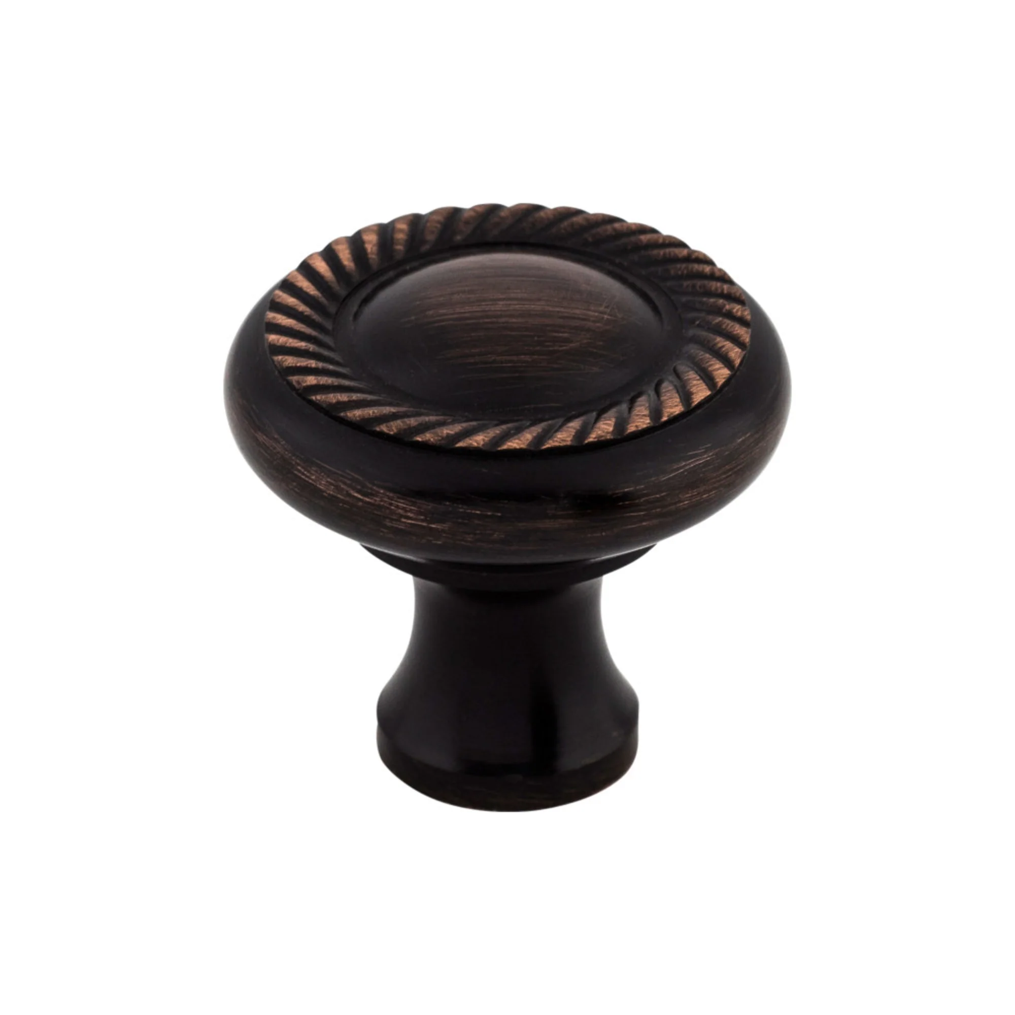 Top Knobs Somerset Knob Tuscan Bronze 1-3/16″ Diameter Swirl Cut Style
