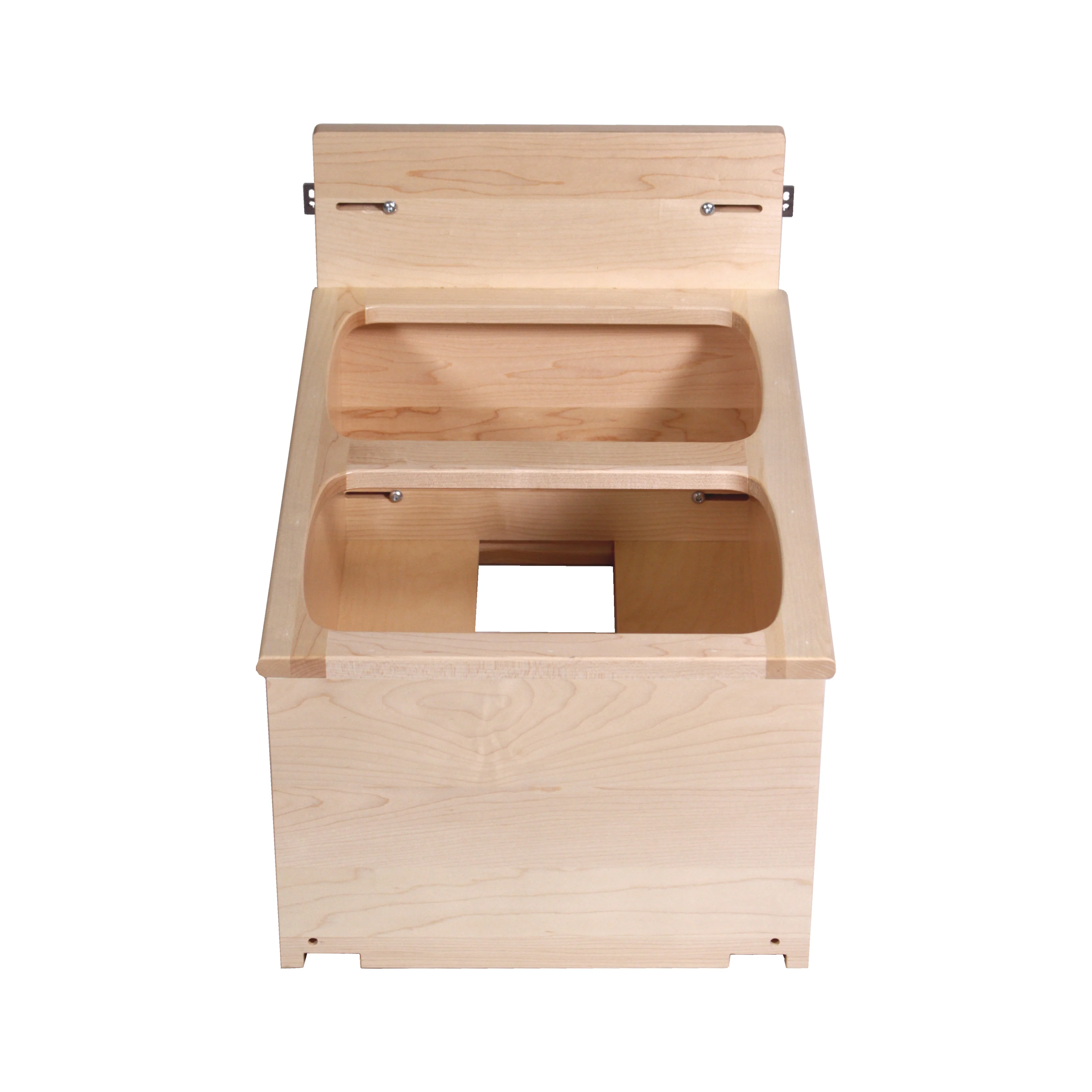 Meadow Lane Double Waste Bin Pullout 35 Quart, White