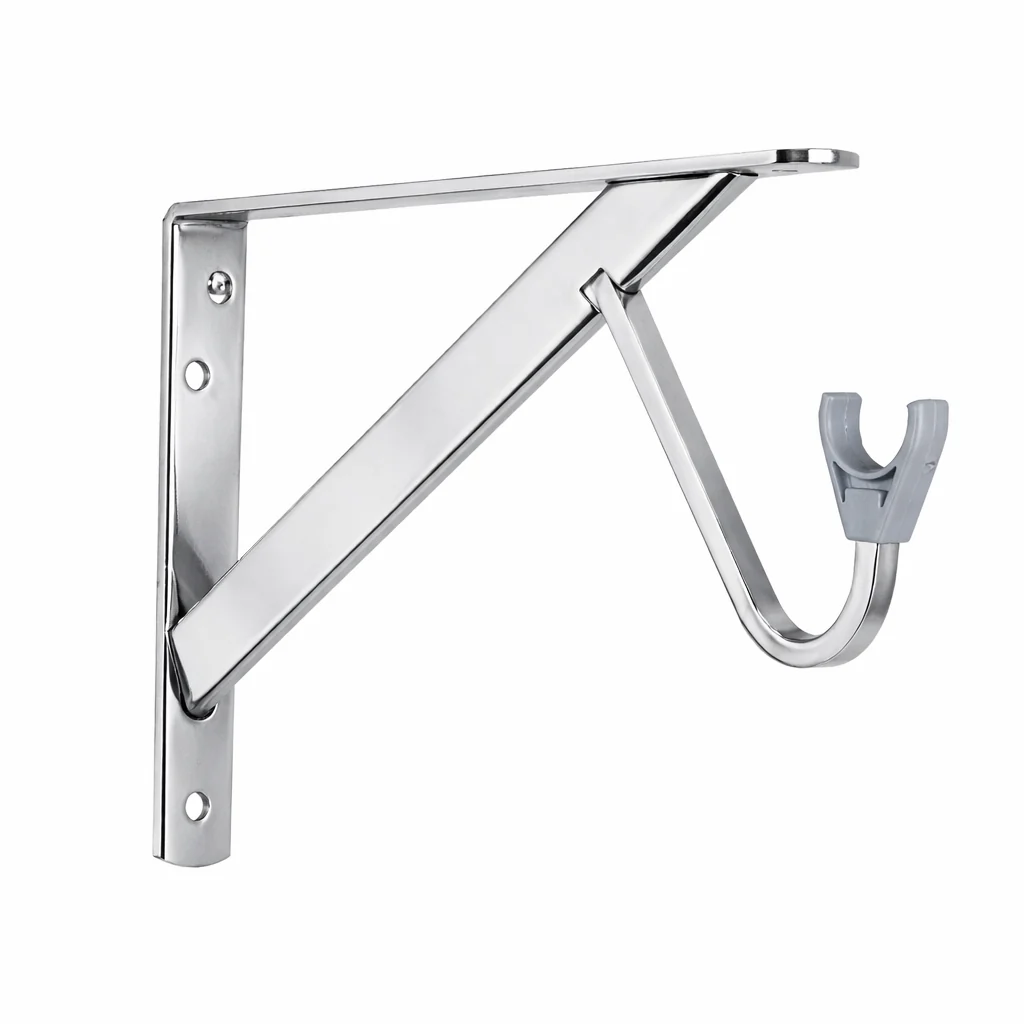 KV Closet-Pro Heavy-Duty Shelf Rod Bracket 12″