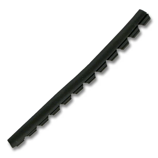 Glass Panel Retainer, Black, Multiples of 100 Feet
