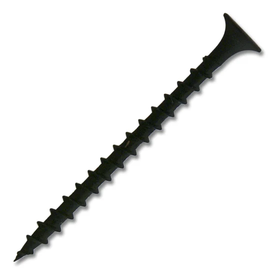 #6 Screw Bugle Head Coarse Thread Phillips Drive 2″ Length Black, Multiples of 100
