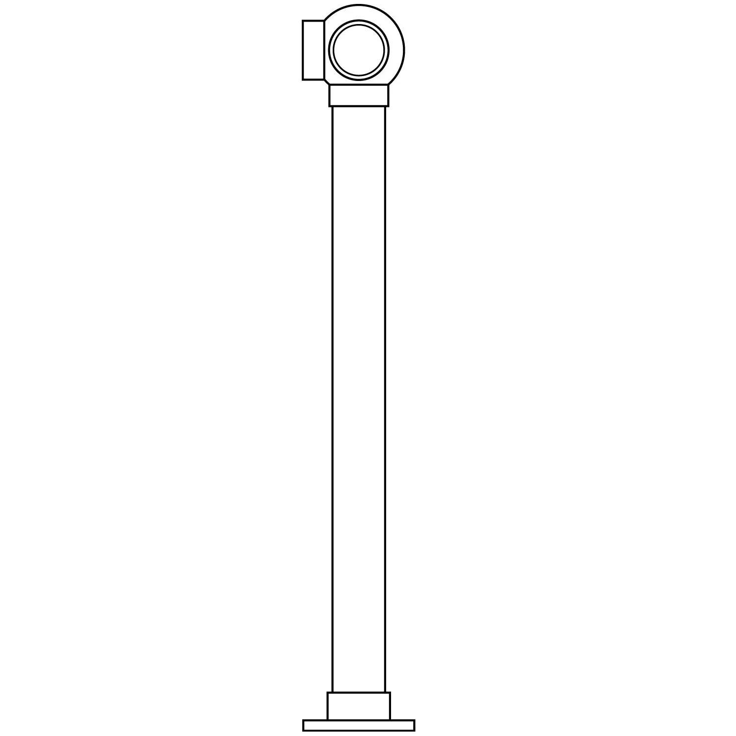 Single Ball Corner Post