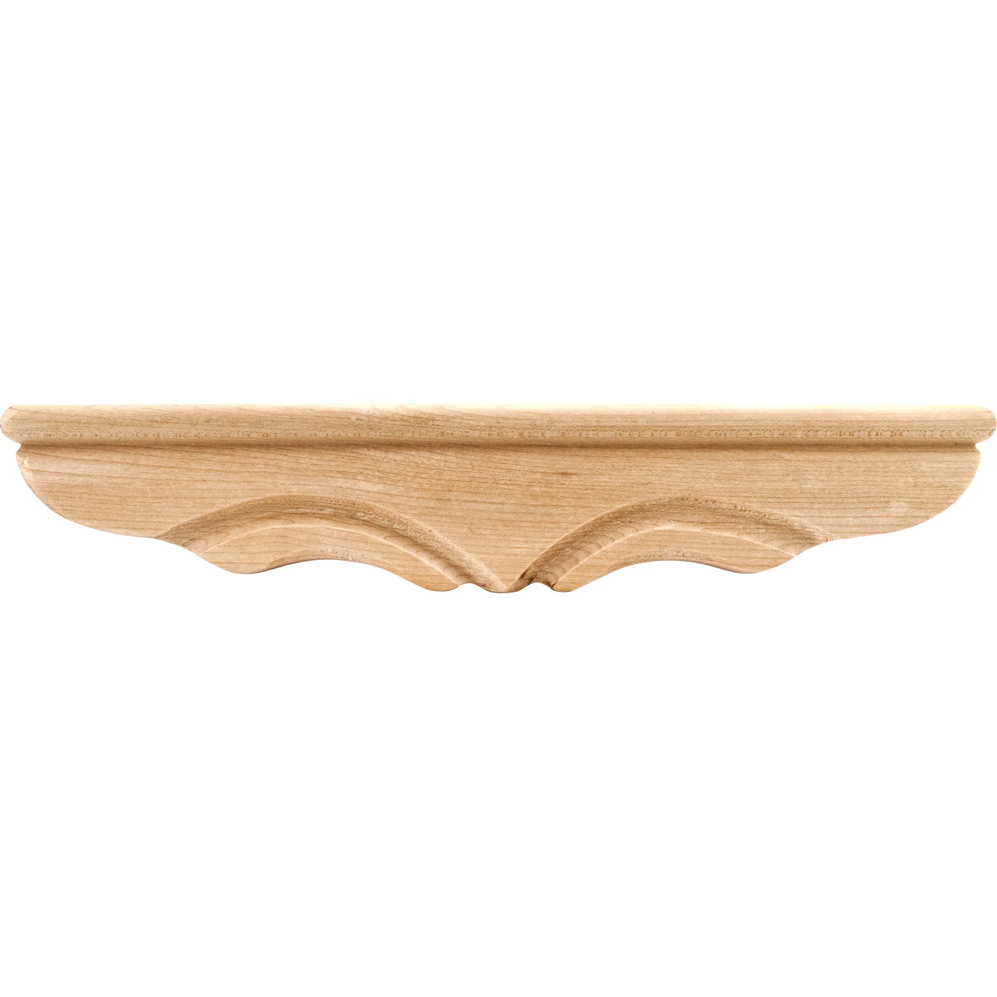 Hardware Resources Middle Rounded Pedestal Foot Rubberwood 11-3/4″ Length