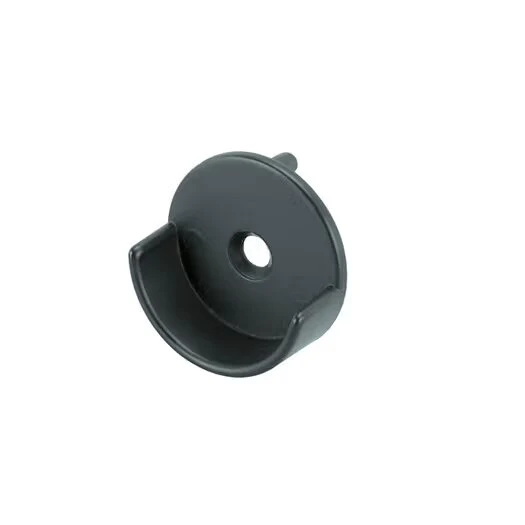 Closet Rod Support Open 1-5/16 Round With Mounting Pins, Dull Brass, Open, Multiples of 100
