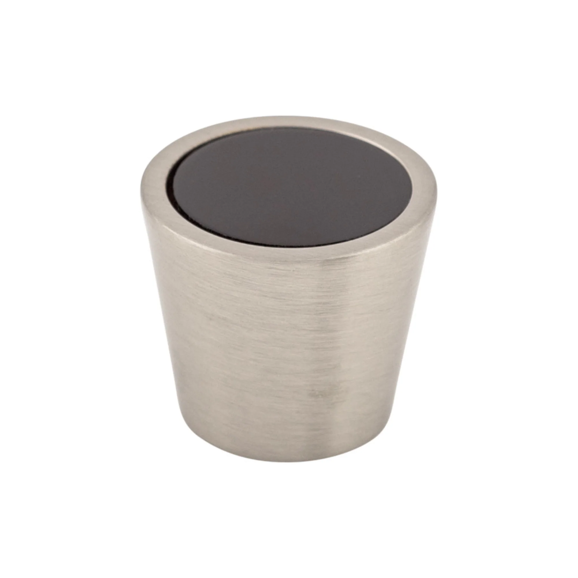 Top Knobs Black Crystal Knob Satin Nickel 3/4″ Diameter
