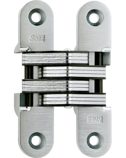 SOSS Hinge 216 Spring Closer, Satin Nickel