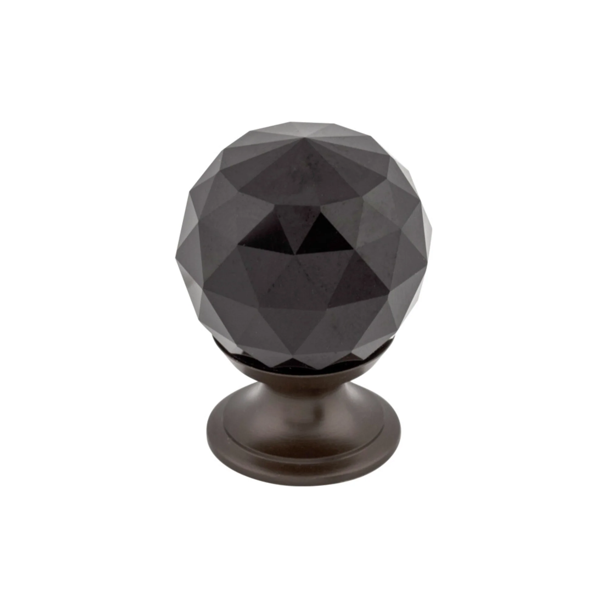 Top Knobs Black Crystal Knob