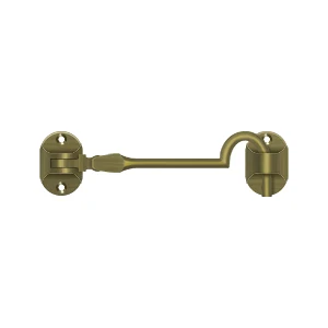 Deltana Cabin Hooks British Style, Antique Brass, 4″
