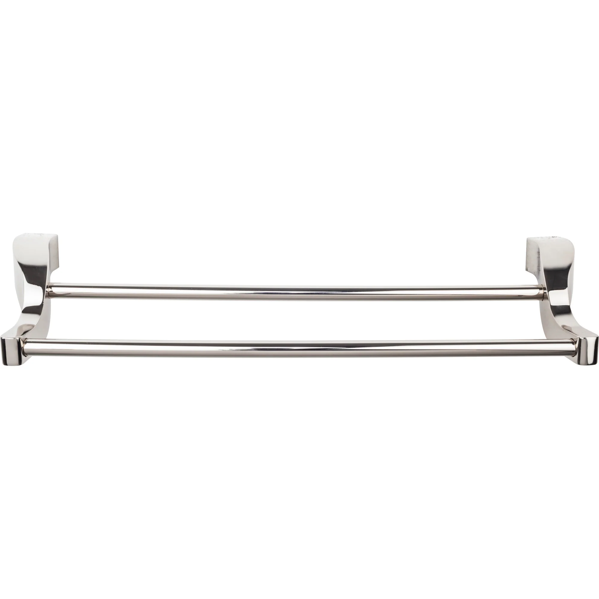 Top Knobs Aqua Bath Towel Rod, Polished Nickel, 18″