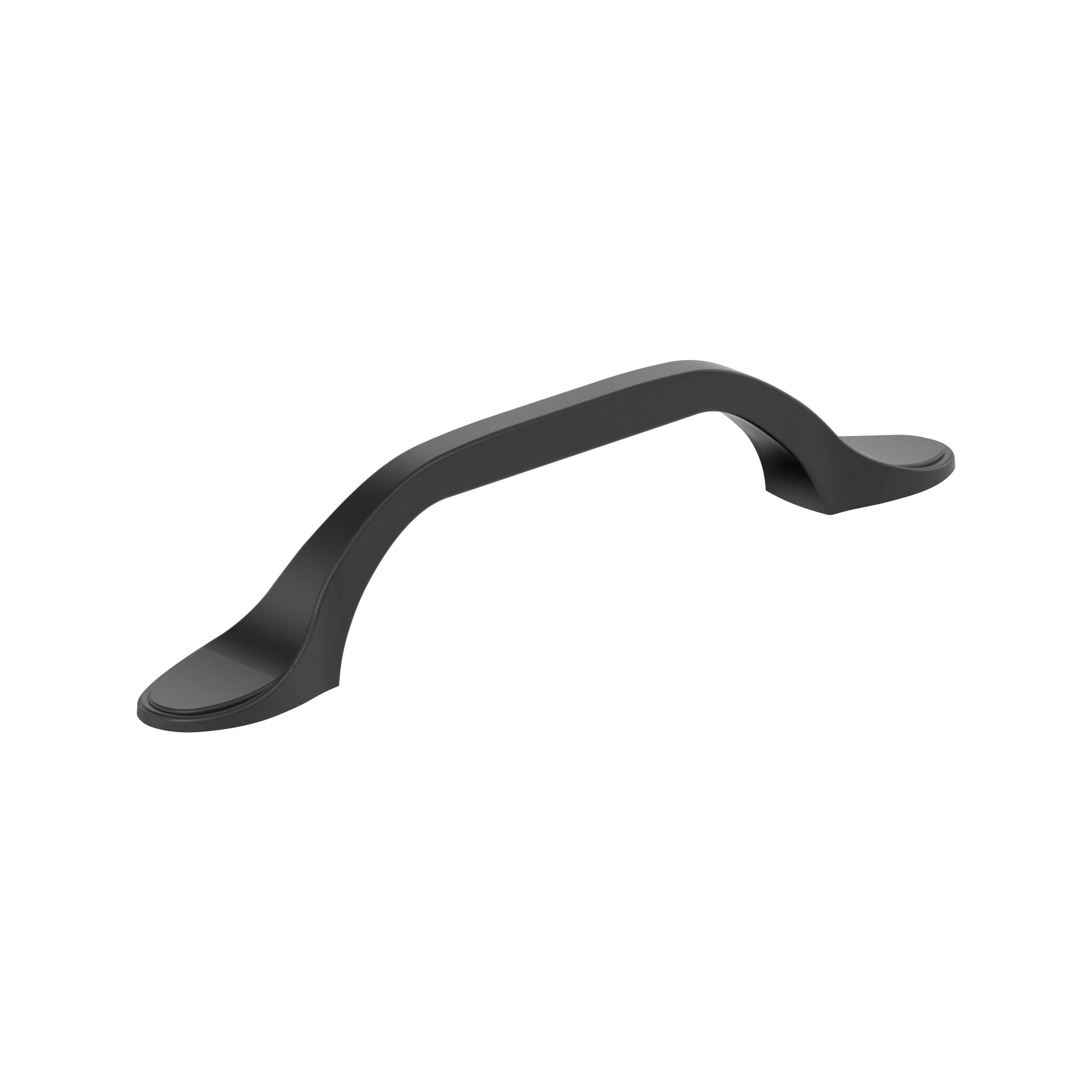 Amerock Ravino Pull Matte Black 3-3/4" Center to Center