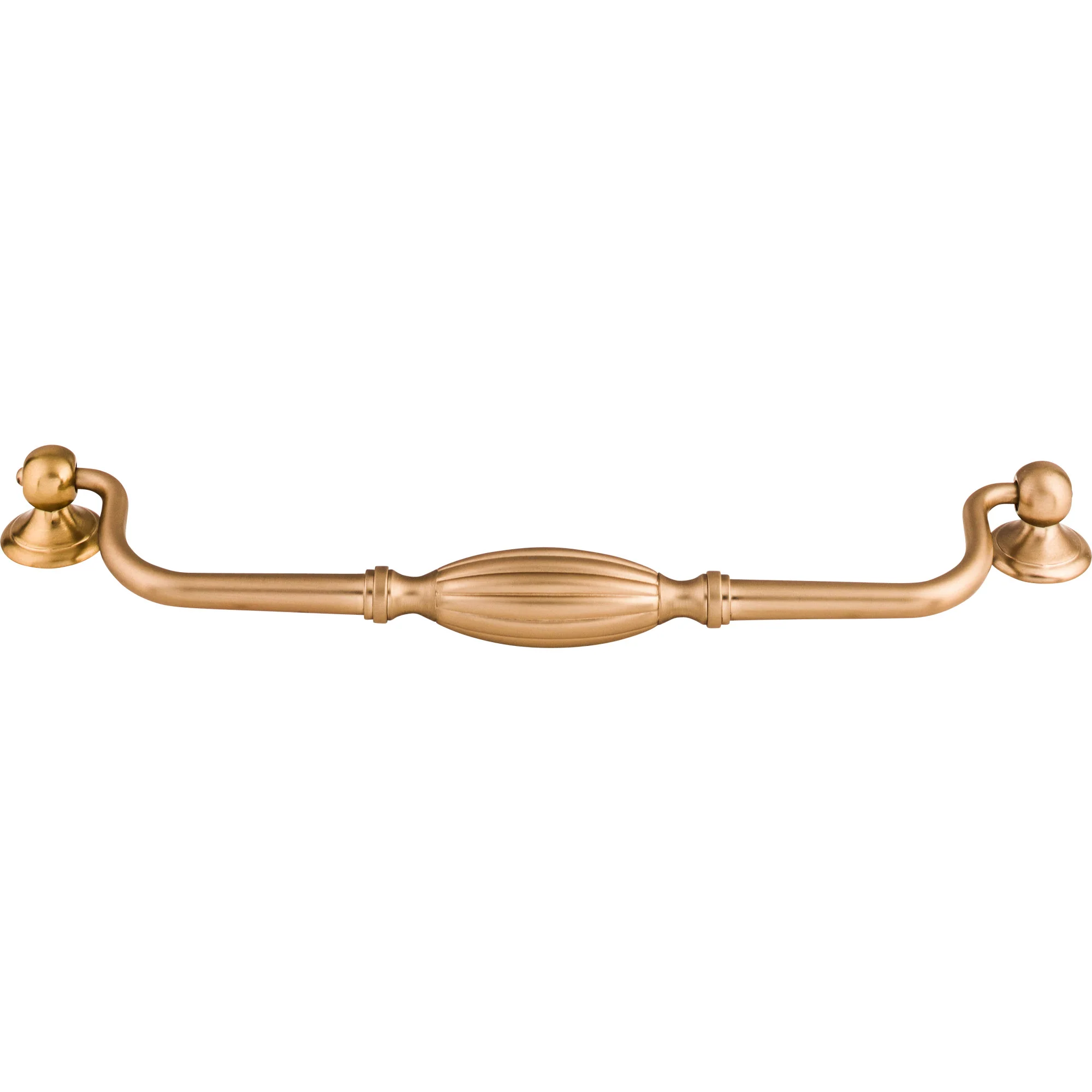 Top Knobs Tuscany Drop Handle Brushed Bronze 8-13/16″ Center to Center