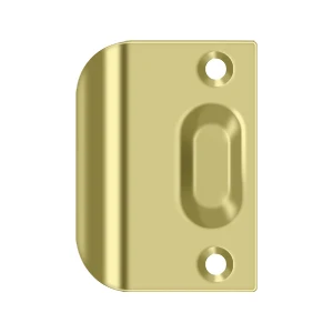 Deltana Full Lip Strike Plate, Polished Brass