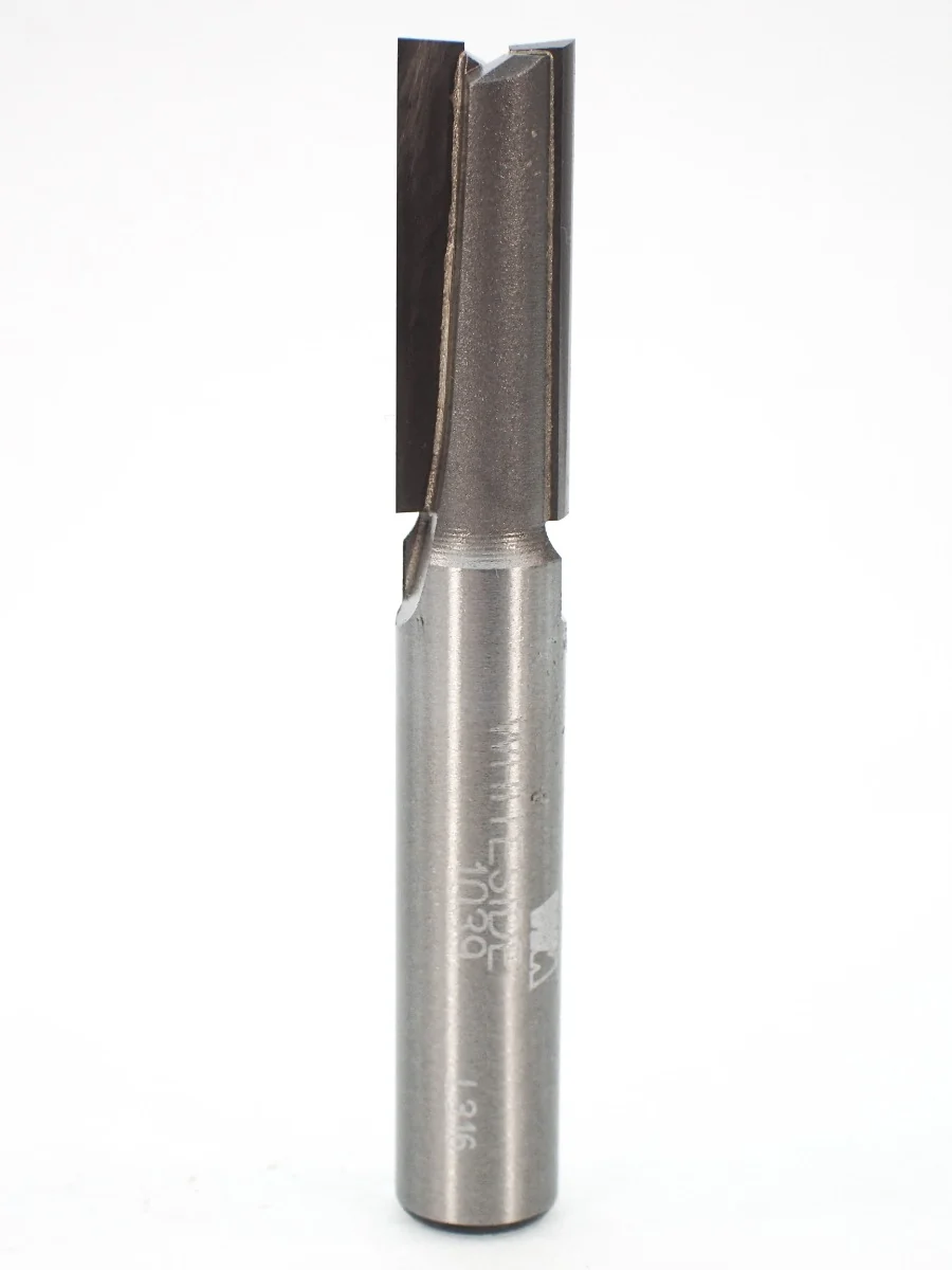 Industrial Carbide Tipped Straight Router Bit for Castle Machines and other 3/8” shank routers