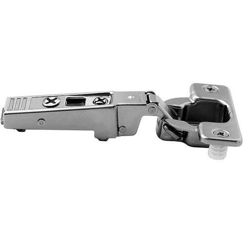 Blum Clip Top 95 Degree Thick Door Hinge Steel, Straight Arm, Press-In, Free Swing