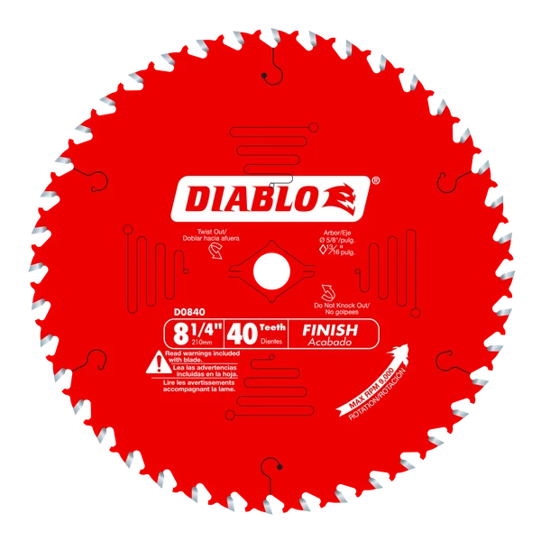 Diablo Finish Trim Saw Blade for Wood