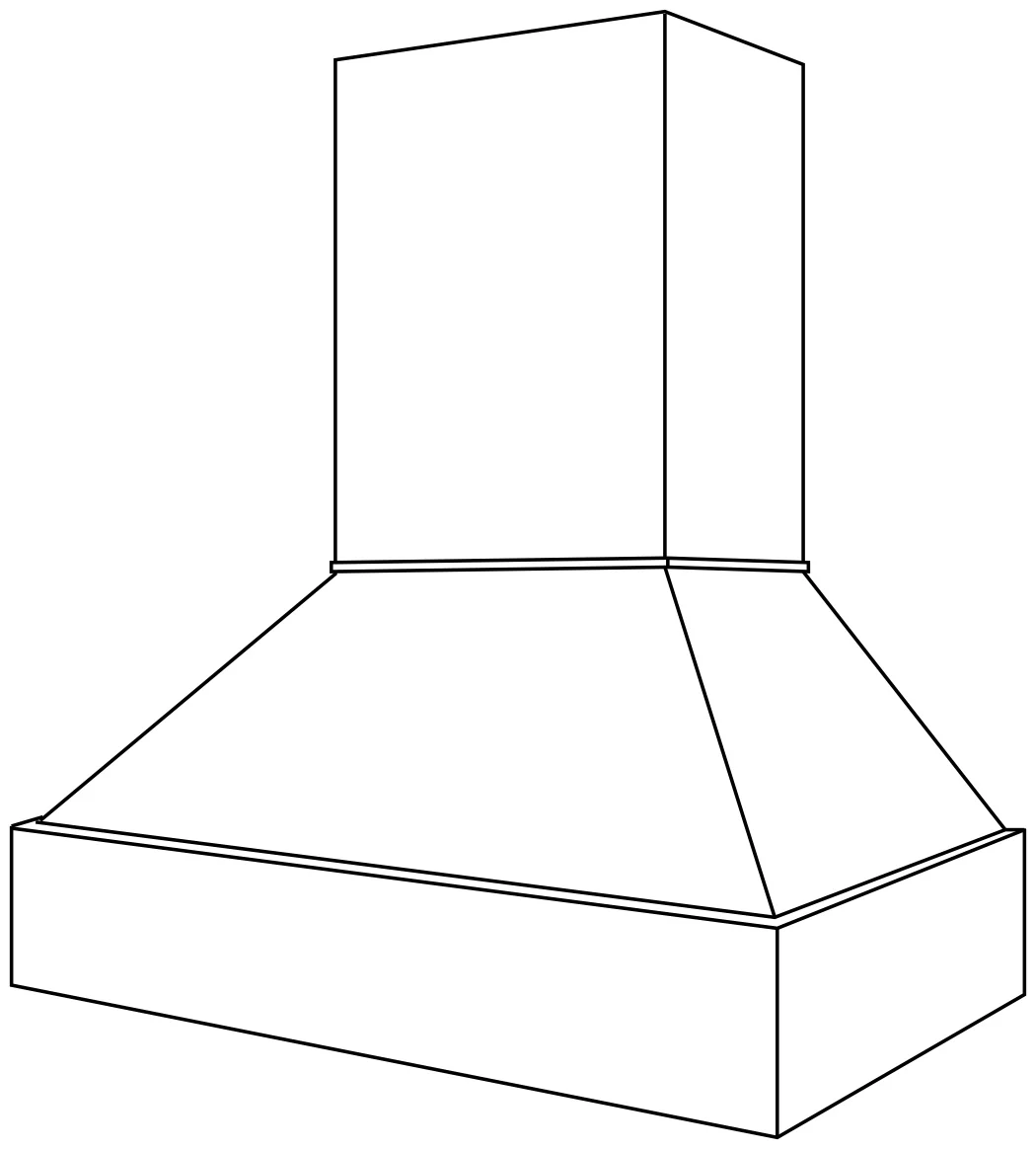 Z300 Range Hood 30 W X 42 H (Use VLB30 or SLB30 liner & blower) – Amesbury Slab by JSI