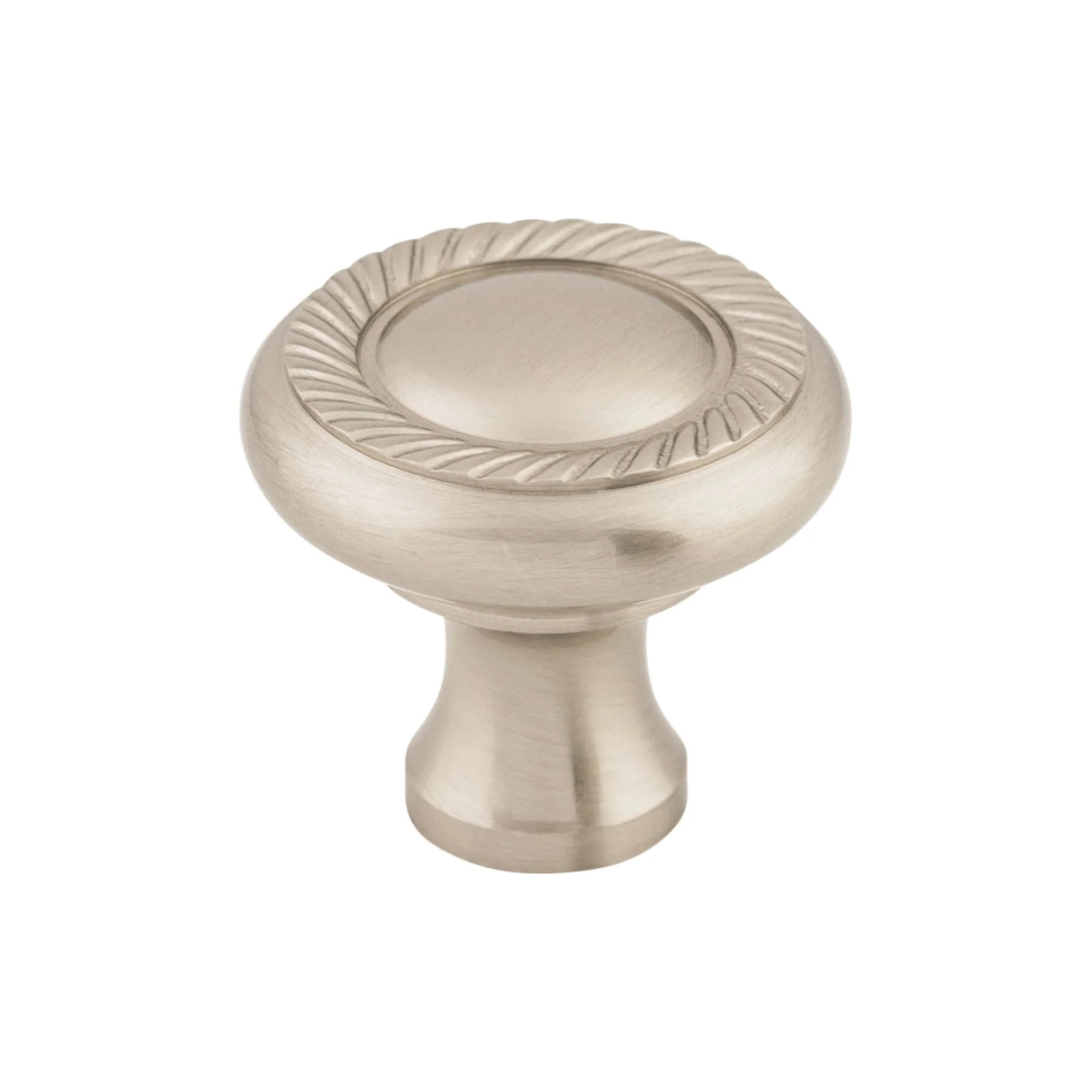 Top Knobs Somerset Knob Satin Nickel 1-3/16″ Diameter Swirl Cut Style