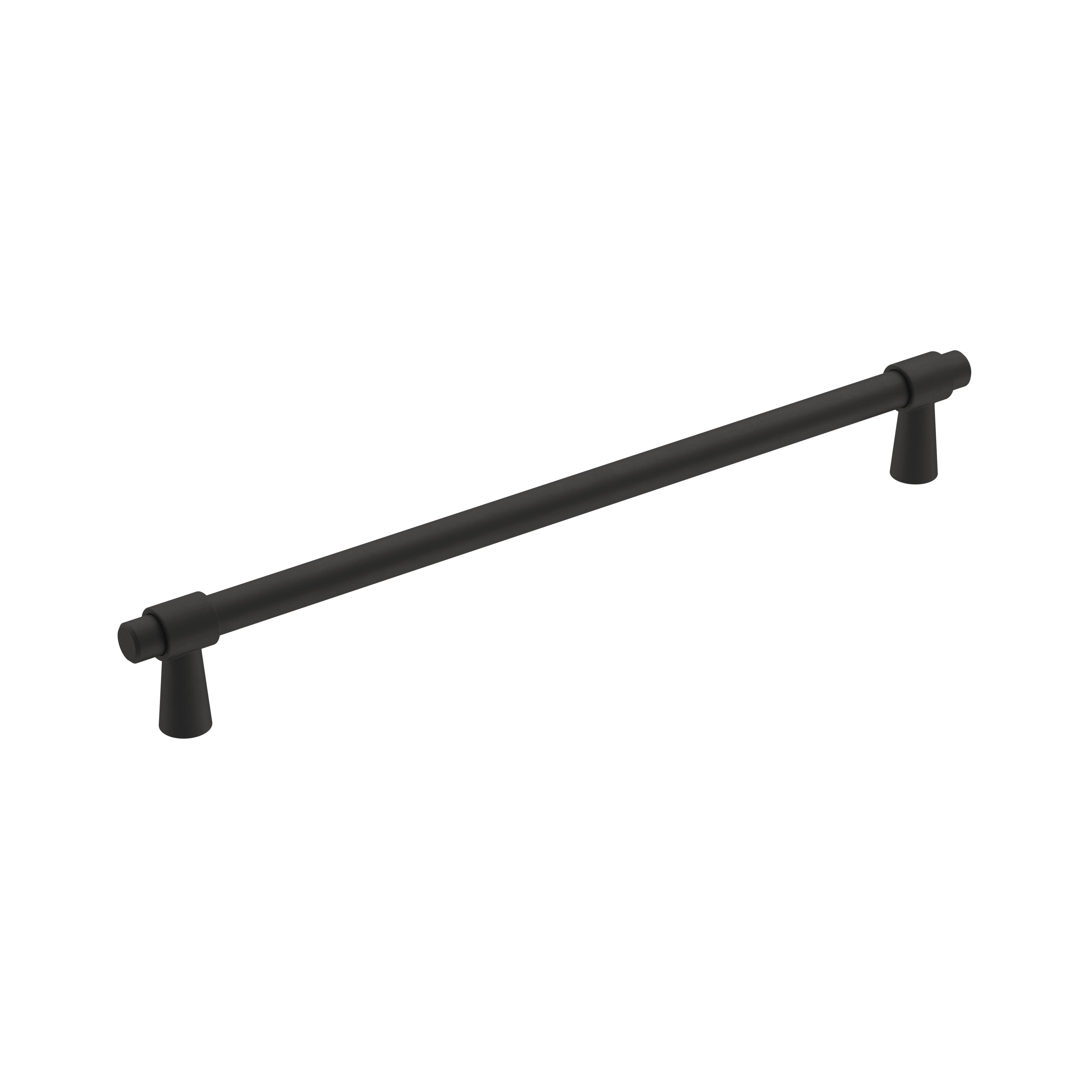 Amerock Destine Pull Matte Black 8-13/16″ Center to Center