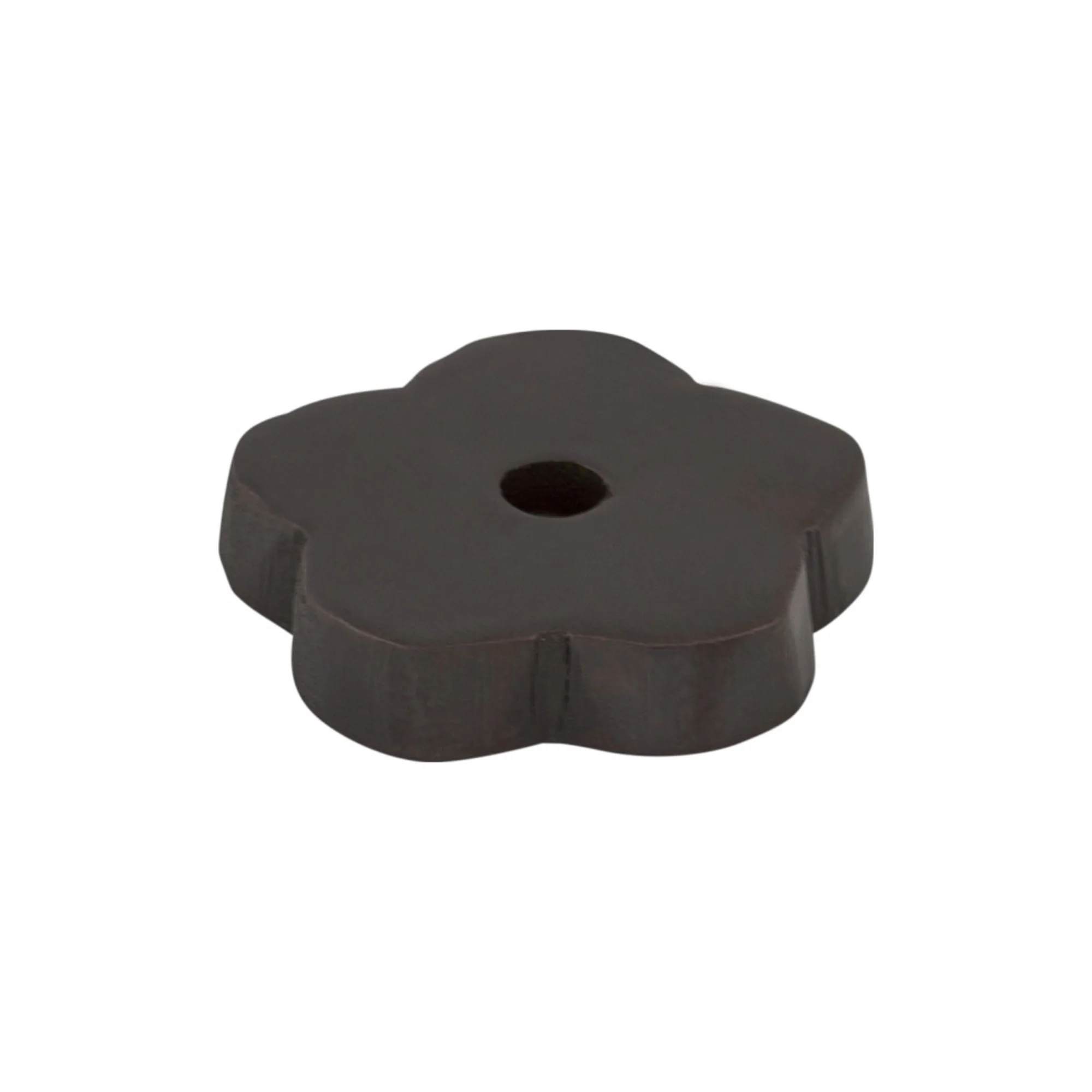 Top Knobs Aspen Flower Backplate, Medium Bronze