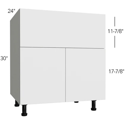 Farm Sink Base 30 W X 34-1/2 H X 24 D (cut on site) – Catalina by Fabuwood