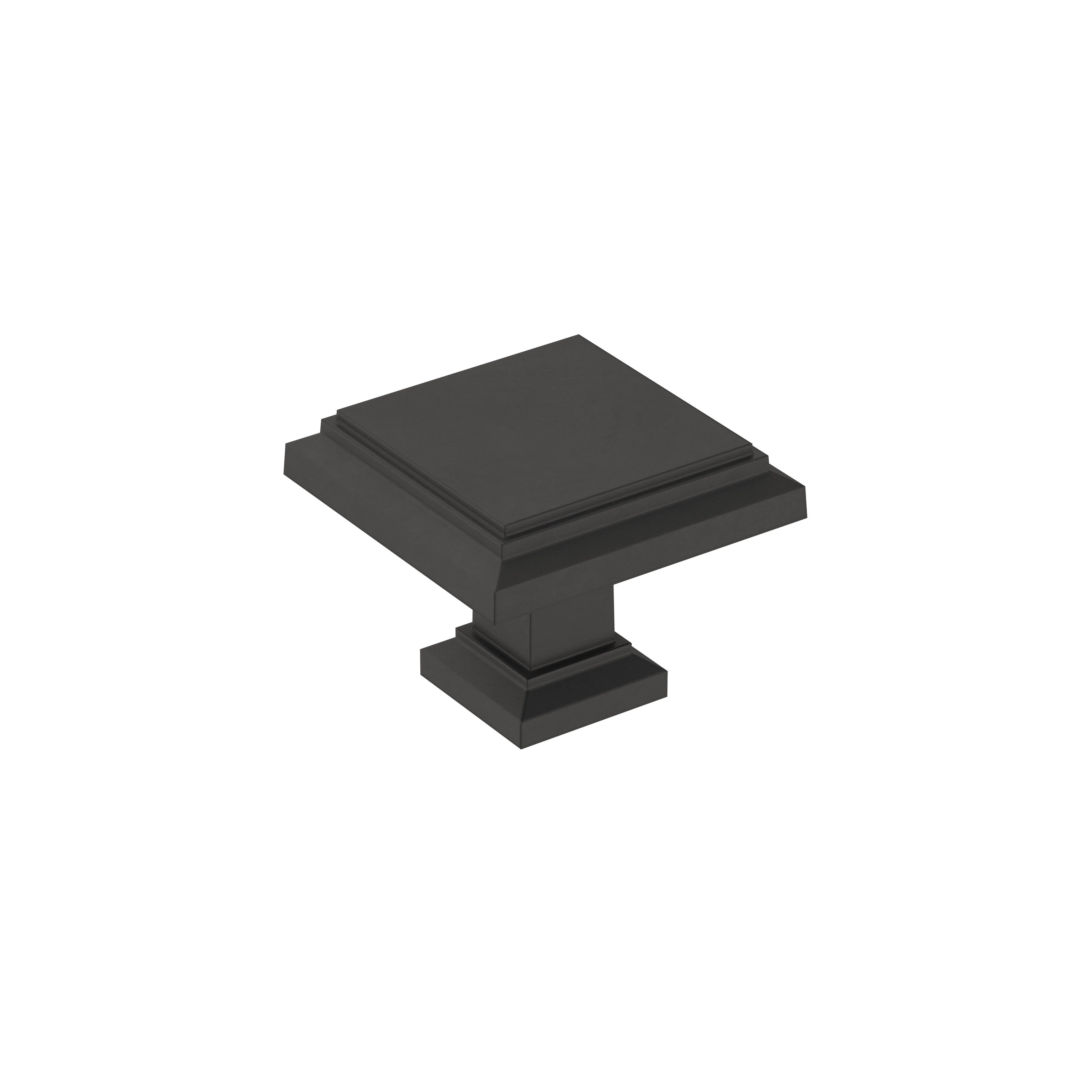 Amerock Appoint Knob 1-1/4″ Diameter, Matte Black