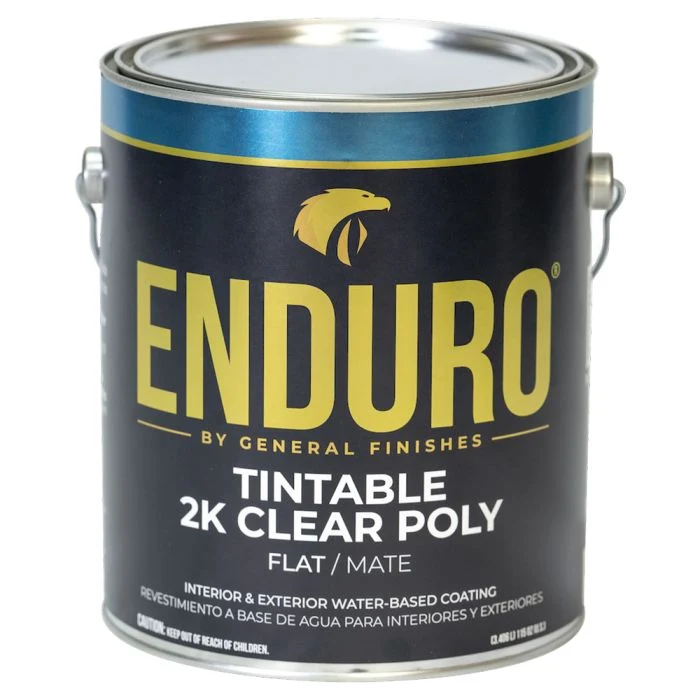 Enduro 2K Clear Poly, Flat, Gallon