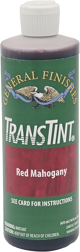 General Finishes Transtint, Red Mahogany, 16oz