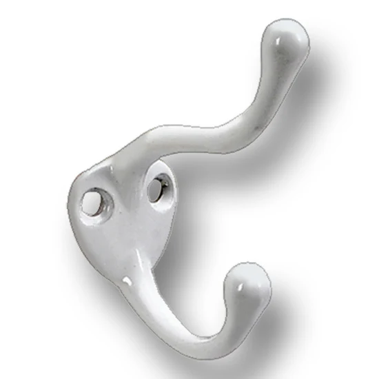Hickory Hardware Hook Zinc White 5/8″ Center to Center